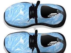Baby Blue Water Stone - Black Soles